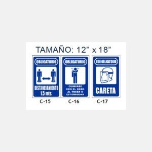 Tamaño 12" x 18"